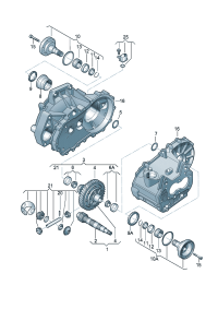 02T409143N-Housing assy-w/balancer Gear set
