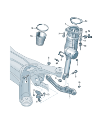 4E0616001M-Damper, air spring Kit for sport carrier [Note] * * * * * *