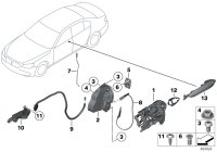 51217227121-Mounting & mounting end according to code lh