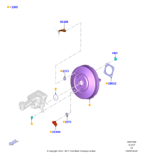 DG9Z9C490A-Manifold-vacuum supply (2.0L ECOBOOST (200 PS)-MI4 OR 2.0L ECOBOOST (240 PS))
