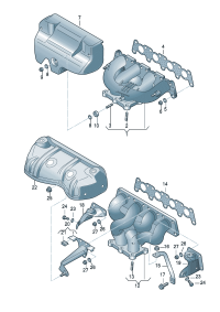 06A253031AA-MANIFOLD ASSY-EXH.,*