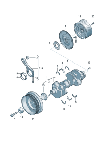 06M105019AK-CRANKSHAFT
