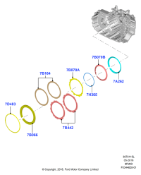 9L8P7E314AB-Plate-clutch outer keyway, LINCOLN CONTINENTAL D544