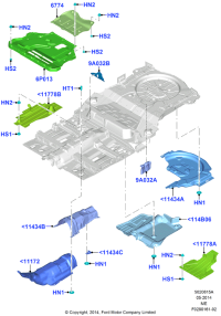 CV6Z11130A-RUBBER,T/MISSION MT