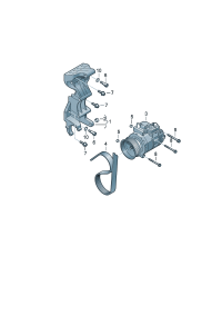 03H260087E-Bracket, three phase alternator D  -02.03.2014