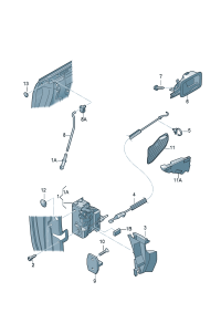 4F2837016B-Door locking Switch assy-contact  D-MJ 2010