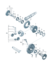 01X409121A-Case kit, differential