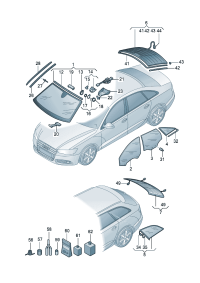 8KD845099-Window, windshield (W/colour wedge)