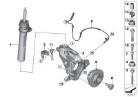 31316867209-SHOCK ABSORBER FRT LFT E38/5SR