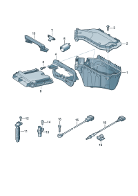 8K5907115C-Control unit-gasoline D -MJ 2013