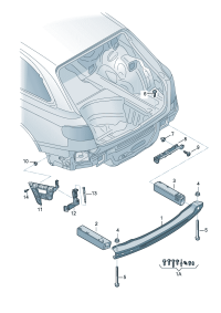8K9807453A-PORSCHE CAYENNE GUIDE LTRL RH
