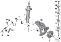 31316784513-SHOCK ABSORBER FRT LFT E38/5SR