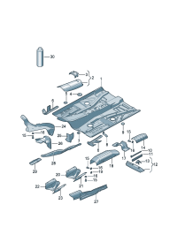 33D253231A-FOOTREST ASSY