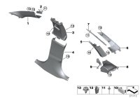 51437326205-Guard B pillar upr lh