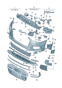 4KD807241A-Plate, towing ring