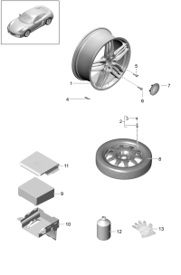 98136214002-Wheel-alloy Adjust with a tool See workshop manual