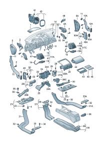 7L6819727AH-AIR VENT/AUDI Q7/2007-2015
