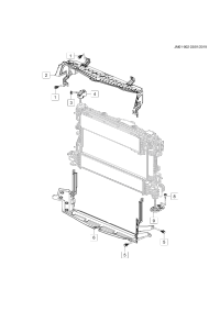 26325886-PLATE, RADIATOR