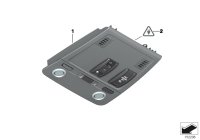 61319225506-Switch assy-center roof