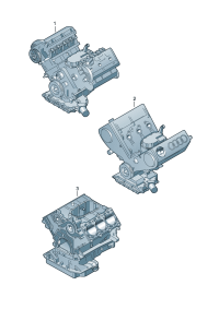 06E100031L-Engine assy-short For pump w/air sub The model of