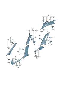 5N0867287B-Trim C- pillar