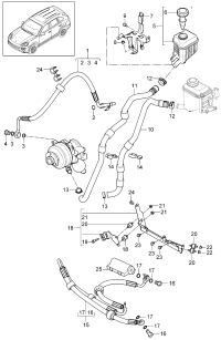 95834745142-Pipe, pressure Gear box Vane pump-series