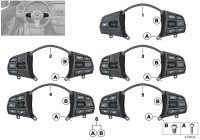 61319261861-Schalter Multifunktionslenkrad Sport