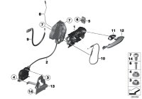 51215A36E47-Lock, complete, left