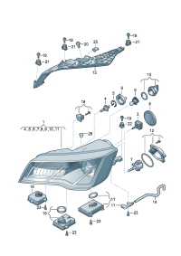 4G8998121-Servicekit Bracket, cover plate