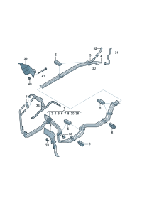 80D201544A-Fuel line & Pipe-exhaust  For fuel feed assy The car
