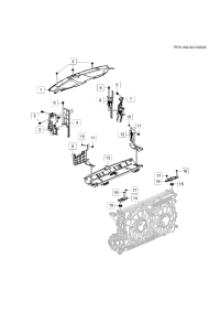 39128953-PLATE, RADIATOR