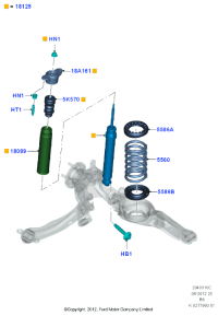 BV6118080SBB-SHOCK ABSORBER FRONT LH/L538