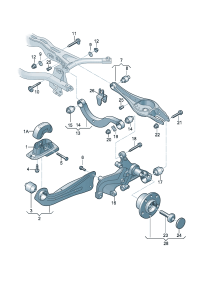 5QL505311-PORSCHE PANAMERA CONTROL ARM