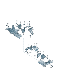 4G0199381MJ-MOUNTING ENGINE RHT-A6