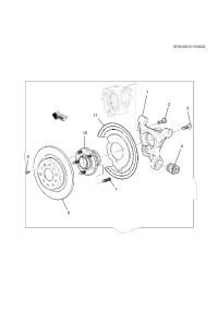 84454535-Knuckle, rr. suspension (incl. 4)