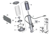37106875087-SHOCK ABSORBER REAR LH/X5/X6