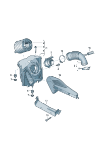 8WD129629B-HOSE-AIR INTAKE