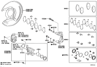 9010512426-BOLT, HEXAGON(FOR REAR CALIPER)