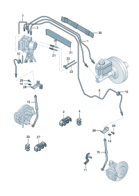 1TD614740A-Tube, from master cylinder To hydraulic unit  D-22.11.2010