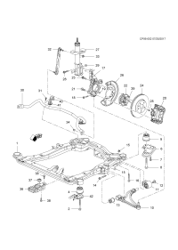 9054460-Support, transaxle frame