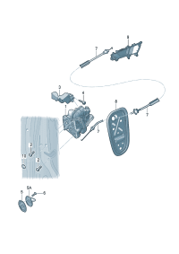 8KD837015E-AUDI TT MK2 WINDOW MECHANISM
