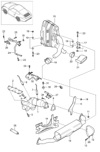 99711311032-Manifold & exh Catalytic purifier