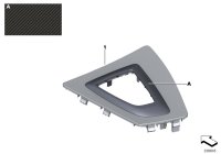 51162343741-Knob, console panel select center