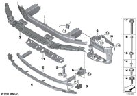 51117418224-Frame bumper lower f