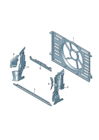 8WD121673-PORSCHE CAYENNEAIR DUCT CENTRE