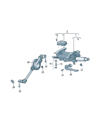 80D419506B-Steering column  Note OT-instructions: D-16.09.2019 -10.05.2021