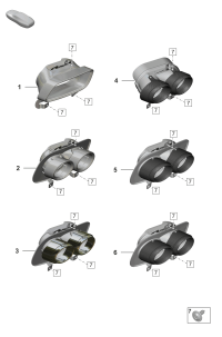 992251187AA-Pipe, exhaust, tail Cable drawing-stainless steel Deprecated parts