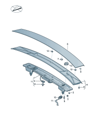4K8827948F-Stay, spoiler Drive unit Cooperate as needed:   D-09.09.2019 -14.03.2022