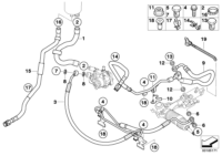 32416850581-STEERING HOSE INTAKE/X5-2003