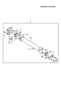 9001686-Shaft & joint assy